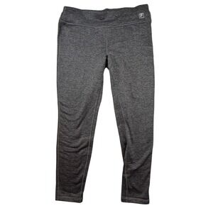 Fila Sport Women's Gray Melange Athleisure Leggings Pants XL casual workout